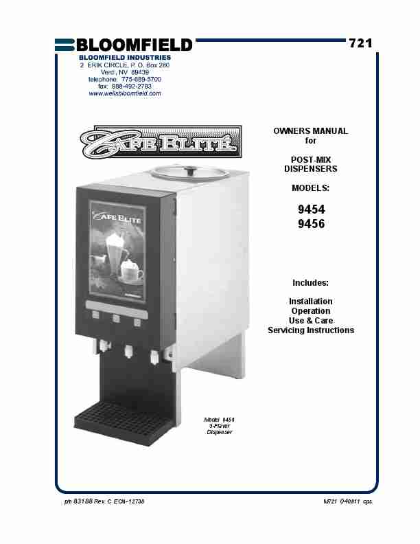 Bloomfield Beverage Dispenser 9456-page_pdf